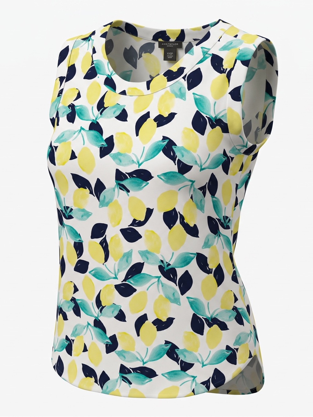 Ann Taylor Factory Lemon Print Sleeveless Blouse | XXSP